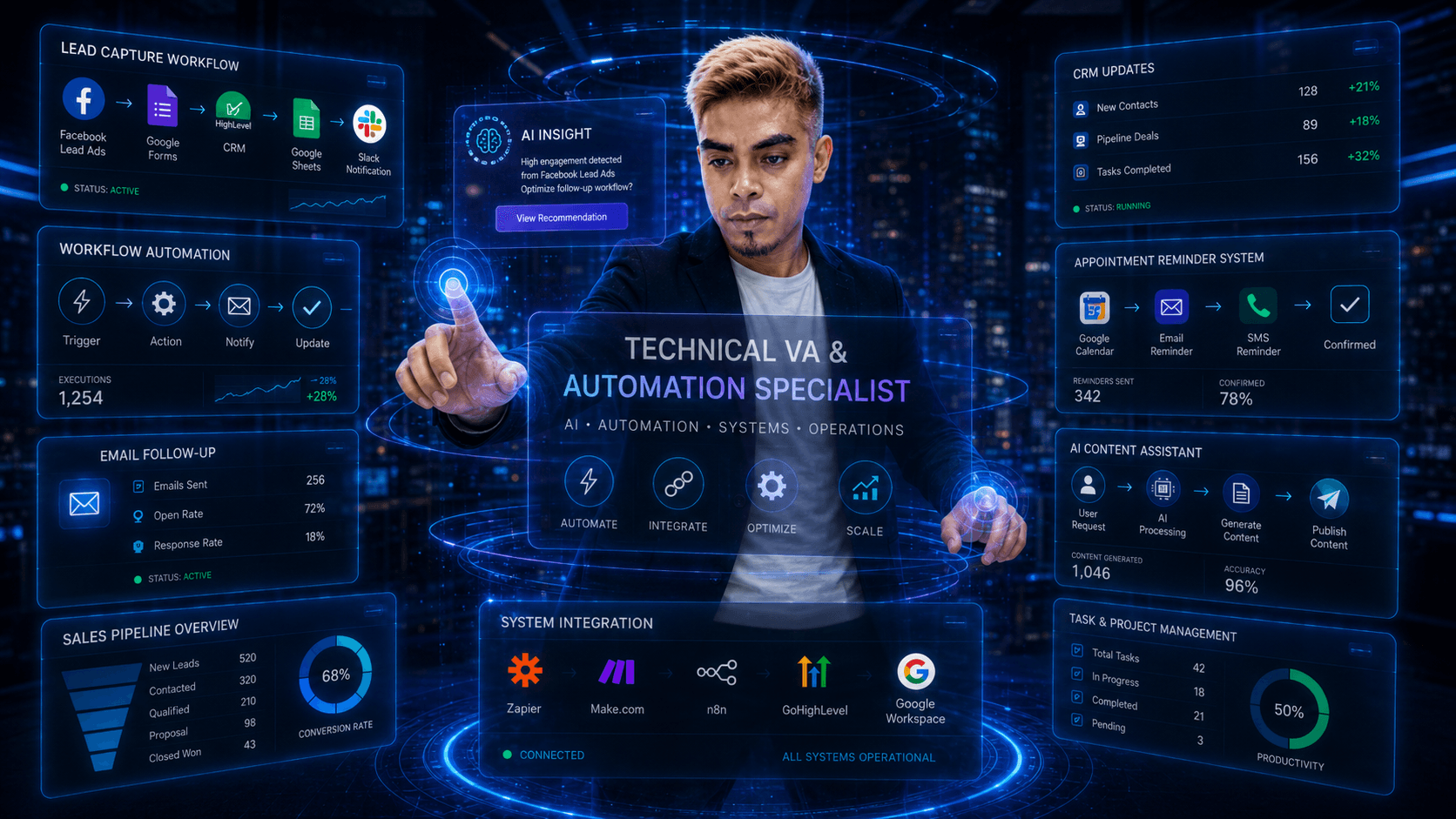 Edward Abule - Technical VA and Automation Specialist hero visual